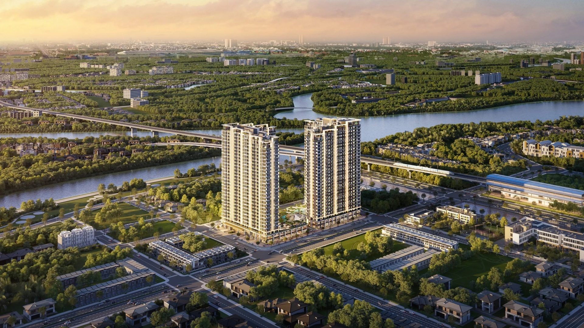 Phối cảnh tổng quan TT Genesis Nhà Bè